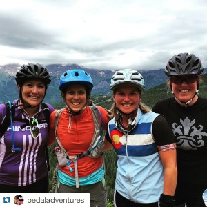 Riding with some very talented ladies outside Telluride, CO